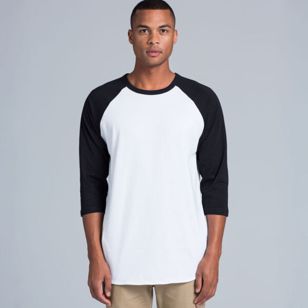 AS Colour - 3/4 Raglan Baseball Sleeve Tee Thumbnail